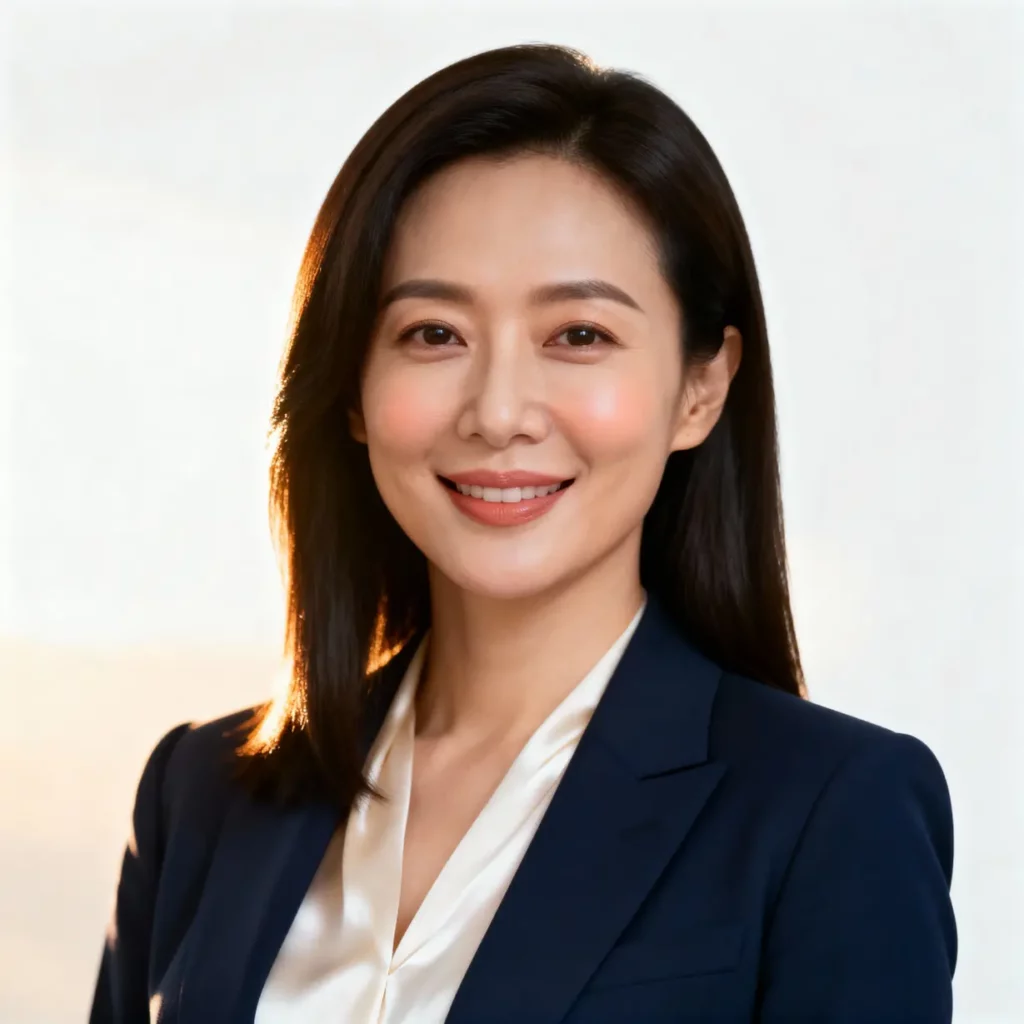 asian professional corporate avatar of a woman in her
